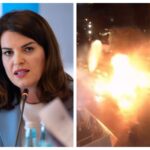 Molotovë në protestën e opozitës, reagon Ministja e Brendshme Albana Koçiu