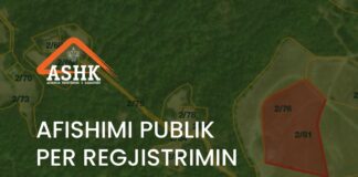 Afishimi Publik i Regjistrimit Fillestar, tani edhe online