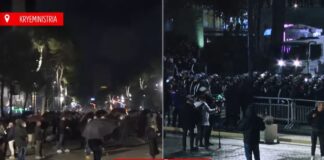 “Largoni fëmijët nga tubimi”, policia i bën thirrje protestuesve të opozitës