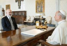 Kryeministri Edi Rama takohet me Papa Leon XIV