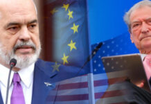 Sondazhi: Mbi 80% mendojnë se Rama gëzon mbështetjen e SHBA dhe BE. Për Berishën vetëm 10,2%