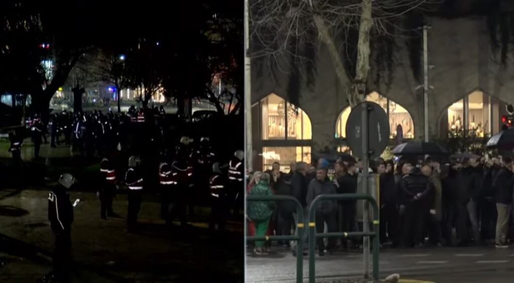 Tension gjatë protestës së opozitës  policia  Janë dëmtuar 6 policë