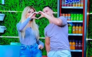 “Do ma hash shpirtin me…”/ Mateo i bëri surprizë me rastin e Shën Valentinit, si e priti Brikena? (VIDEO)