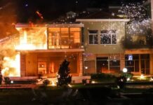 Protesta e dhunshme e PD/ Rrezikuan jetët e artistëve me molotovë te vila e Enver Hoxhës, arrestohen 4 militantë të Berishës