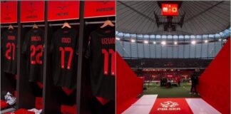 VIDEO/ Kombëtarja luan me fanellën ‘e fatit’ në Varshavë, brenda dhomës së zhveshjes së Kombëtares! Ekipi niset drejt stadiumit