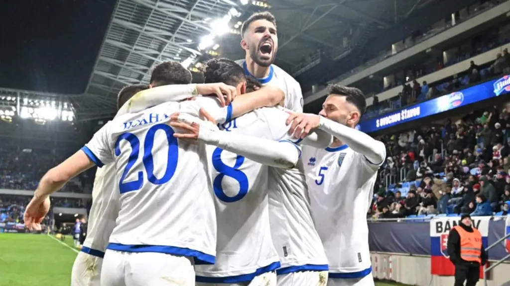 Magji dardane në Bratislavë  Kosova triumfon me katër gola kundër Sllovakisë dhe shkon në finalen e madhe të play off it për Botërorin