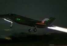 VIDEO/ Momenti kur avioni britanik rrëzon një dron iranian