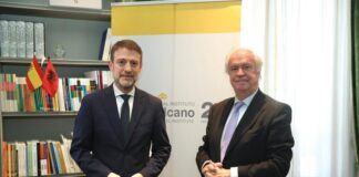 Madrid, Ministri Hoxha vizitë në Institutin Mbretëror Elcano: Zgjerimi i BE-së në Ballkanin Perëndimor, një domosdoshmëri strategjike