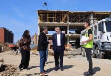 Investimet në Kamëz, Balla inspekton punimet për ndërtimin e qendrës së re të qytetit