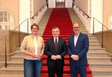 Balla takim me zv. Presidentin e Parlamentit të Landit të Bavarisë, Markus Rinderspacher: Mirënjohje për mbështetjen ndaj Shqipërisë në rrugën drejt integrimit europian