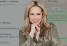 Evi Kokalari kërkon t’i marrë partinë Berishës, nxjerr MESAZHET në What’s App nga ShBA me Flamur Nokën: Kandidaturat kalojnë nga Shkëlzeni