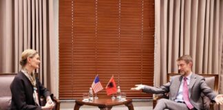 Hoxha takim me të ngarkuarën me punë të SHBA: Thellim i bashkëpunimit për sigurinë, Shqipëria krah aleatëve për paqen ndërkombëtare