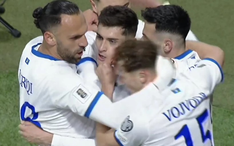 VIDEO  Barazon Kosova  shënon Veldin Hoxha ndaj Sllovakisë