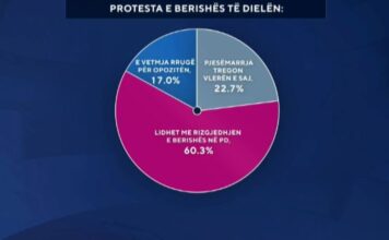 Protesta e opozitës/ Sondazhi, 60 për qind: ‘Aksioni’ me molotovë, për rizgjedhjen e kryetarit të PD