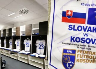 Publikohet formacioni i Kosovës për ndeshjen ndaj Sllovakisë