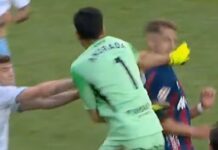 Goditi me grusht kapitenin e ekipit kundërshtar, portieri spanjoll rrezikon dënimin historik