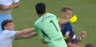 Goditi me grusht kapitenin e ekipit kundërshtar, portieri spanjoll rrezikon dënimin historik