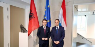 Ministri Hoxha takim me Zëvendëskryeministrin e Luksemburgut: Mbështetje për integrimin e Shqipërisë në BE