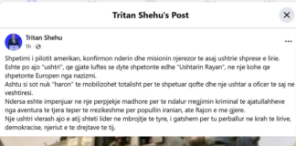 Nga Tirana në Teheran, Tritan Shehut i “ngec” kilometri i fundit në komente