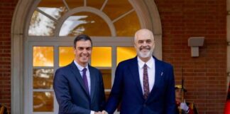 Rama viziton sot Pedro Sanchez në Spanjë!
