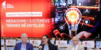 Turizmi emergjencë për menaxherë teknikë. Ministrja e Inovacionit, Ibrahimaj në çeljen e kursit të TCT – Tirana College of Technology