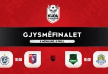 Kupa e Shqipërisë: Luhen më 8 prill ndeshjet e para gjysmëfinale