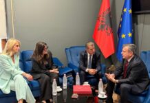 Ermal Nufi takon kreun ushtarak të NATO-s në Bruksel