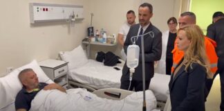 Zjarri tek kompleksi pranë QSUT-së/ Lamallari viziton në spital të lënduarit: Bëmë gjithçka për të mos patur pasoja në jetë