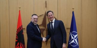 Ministri i Mbrojtjes takohet me shefin e NATO-s në Bruksel