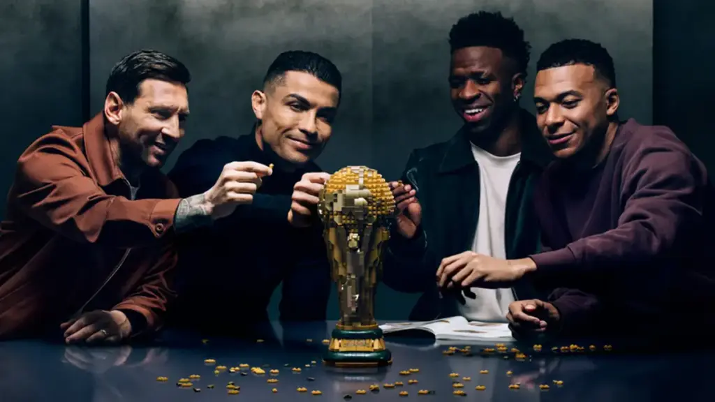 VIDEO  Messi  Ronaldo  Mbappe dhe Vini Jr në një tavolinë  Vijojnë  luftën  për Kupën e Botës edhe jashtë fushe
