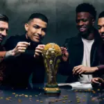 VIDEO/ Messi, Ronaldo, Mbappe dhe Vini Jr në një tavolinë! Vijojnë “luftën” për Kupën e Botës edhe jashtë fushe