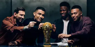 VIDEO/ Messi, Ronaldo, Mbappe dhe Vini Jr në një tavolinë! Vijojnë “luftën” për Kupën e Botës edhe jashtë fushe