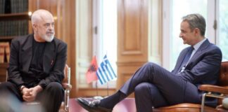 MITSOTAKIS poston takimin me Ramën