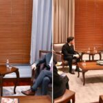 Ministri për Evropën dhe Punët e Jashtme Ferit Hoxha pret studentin Mevlan Ademi, nga Maqedonia e Veriut.