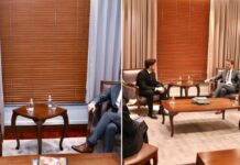 Ministri për Evropën dhe Punët e Jashtme Ferit Hoxha pret studentin Mevlan Ademi, nga Maqedonia e Veriut.