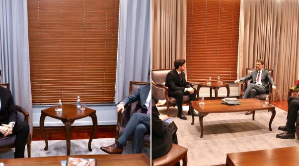 Ministri për Evropën dhe Punët e Jashtme Ferit Hoxha pret studentin Mevlan Ademi  nga Maqedonia e Veriut 