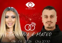 Zarf në shtëpi/ Dasma e dytë në Big Brother, Brikena dhe Mateo kurorëzojnë sot dashurinë e tyre