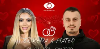 Zarf në shtëpi/ Dasma e dytë në Big Brother, Brikena dhe Mateo kurorëzojnë sot dashurinë e tyre