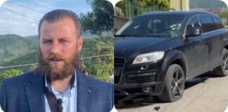 Detaje nga atentati në Balldren të Lezhës/ Breshëri kallashnikovësh drejt Audi Q7 ku lëvizte Kreshnik Mujeci dhe bashkëshortja, autorët i zunë pritë…