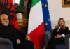 Fotolajm/ Vizita në Romë, Kryeministri Edi Rama ndan pamje nga takimi me Giorgia Melonin