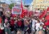 ‘Nuk dorëzohemi’ studentët shqiptarë protestojnë në Shkup: Gjuha shqipe është një e drejtë që na takon