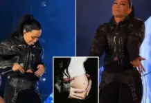 Dafina Zeqiri në pritje të fëmijës së dytë, surprizoi fansat gjatë koncertit madhështor në Tiranë