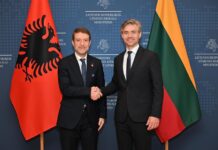 Lituania mbështetje për anëtarësimin e Shqipërinë në BE, Ministri Hoxha pritet në Vilnius nga homologu Budry