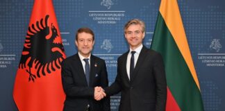 Lituania mbështetje për anëtarësimin e Shqipërinë në BE, Ministri Hoxha pritet në Vilnius nga homologu Budry