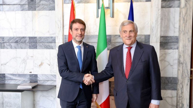 Ministri Hoxha pritet në Romë nga zv kryeministri Tajani  Italia  një nga mbështetëset më të forta të së ardhmes evropiane të Shqipërisë