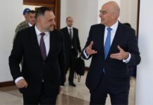 Ministri Nufi takim me homologun grek Dendias: Vijojmë dialogun e ngushtë në fushën e mbrojtjes dhe sigurisë