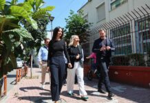 Anuela Ristani inspekton projektin “Rrugët për Fëmijët”: Nisma do të shtrihet në 40 shkolla të tjera të Tiranës