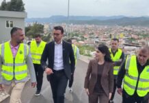 Karakaçi inspekton punimet e ujësjellësit të Elbasanit: Një investim që siguron cilësinë dhe sasinë e ujit në qytet