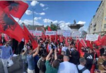 Nis protesta e studentëve në Shkup për gjuhën shqipe