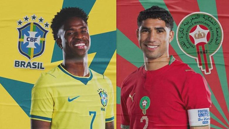 Supersfida e parë e Botërorit  sonte Brazil Marok  Ancelotti me dyshime në mbrojtje  Hakimi  Ne jemi  seleçao  e Afrikës